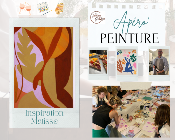2 PLACES DISPOS // Atelier AprO'Peinture avec Perrine Hanquez / Mardi 25 mars 2025 19h-21h30 Inspiration Matisse