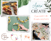 *COMPLET* Atelier ApérO'Créatif Couronne de fleurs séchées / Vendredi 22 septembre 2023 / 19h -20h30
