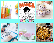 *COMPLET* Stage Journe complte Enfant 8-16 ans thme Kawai / Ateliers ptisserie/Cuisine Kawa + 1 atelier dessin Manga / Repas du midi sur place incl. / Mercredi 19 avril 2023 / 9h30-16h00
