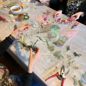 *COMPLET* Atelier ApérO'Créatif Couronne de fleurs séchées / Vendredi 22 septembre 2023 / 19h -20h30
