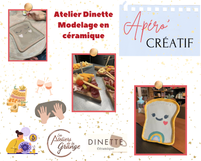 NOUVEAU // Atelier ApérO'Créatif Modelage en céramique avec Alice Levis / Mardi 10 mars 2026 / 19h - 20h30