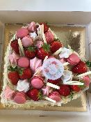 [Bonne fête Maman] / Coeur gourmand fraisier 4 ou 8 parts 