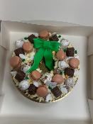 * Dessert de fêtes * Couronne de Noël façon Number Cake 8 parts 3 Chocolats 