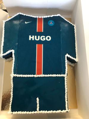 Entremet Maillot de Foot -  Déco spéciale 10 à 20 personnes