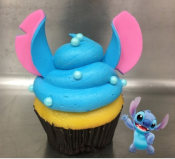 *COMPLET* Atelier en Duo Parent / Enfant 4-13 ans / Cupcakes STITCH de Pâques / Mercredi 10 Avril 2024 / 14h30-16h30