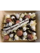 Entremet  - 3 Chocolats "Déco Gourmande" de 6 à 20 personnes 