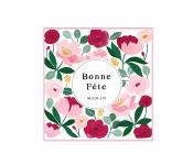 * Bonne fête Maman * Box de 4 Cupcakes Bouquet de fleurs 