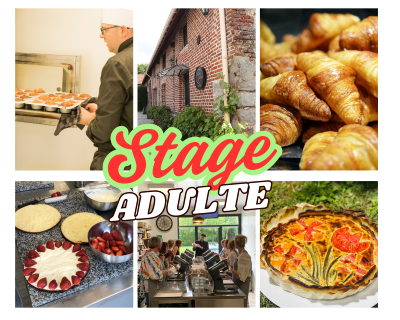 *5 PLACES DISPOS* Stage Adulte orientation ou reconversion pâtissier / Viennoiseries / Fraisier / Quiche (Repas incl.)  / Jeudi 17 juillet 2025 / 9h00 - 17h00