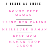* Bonne fête Maman  * Layer Cake Maman Trop Canon - De 8 à 20 parts 