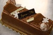 * Dessert de fêtes *  Bûche Mousse Spéculos Insert  Spéculos Base croustillante -  de 6 à 14 personnes 