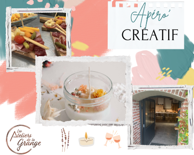 *3 PLACES DISPOS* Atelier ApérO'Créatif Bougie parfumée fleurs séchées / Mardi 3 octobre 2023 / 19h -20h30