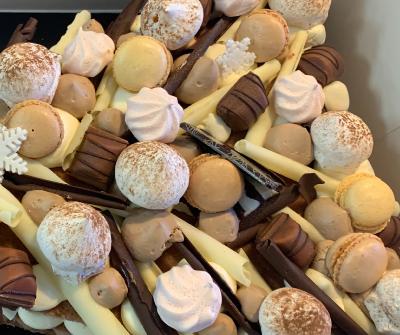 *Dessert de fêtes * Entremet sapin façon Number Cake 12 parts Spéculos