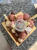 [Bonne fête Maman] / Coeur gourmand façon Number Cake 4 ou 8 parts 3 Chocolats