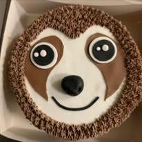 Gâteau décor Paresseux  - Spéculos ou 3 Chocolats ou Framboise&chocolat blanc de 10 à 16 parts