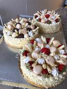 Entremet rond 8 parts - Déco gourmande / Parfums au choix 