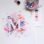 NOUVEAU // Atelier ApérO'Peinture avec Perrine Hanquez / Mardi 14 Octobre 2025 19h -21h30 Lettre Aquarelle 